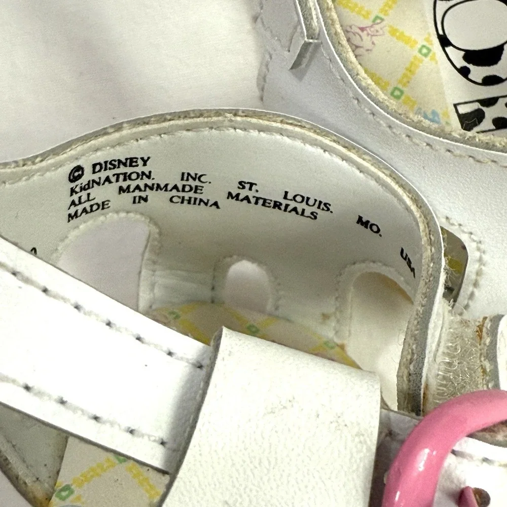 Vtg Disney 101 Dalmatians Sandals Shoes Sz  3 Baby / Toddler Shoes 1990s Y2K New
